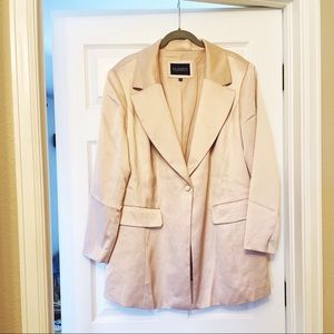 Eloquii- Blush Satin Blazer, 18
